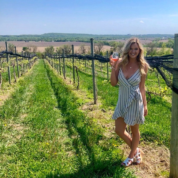 Strip sundress size small - Picture 2 of 8